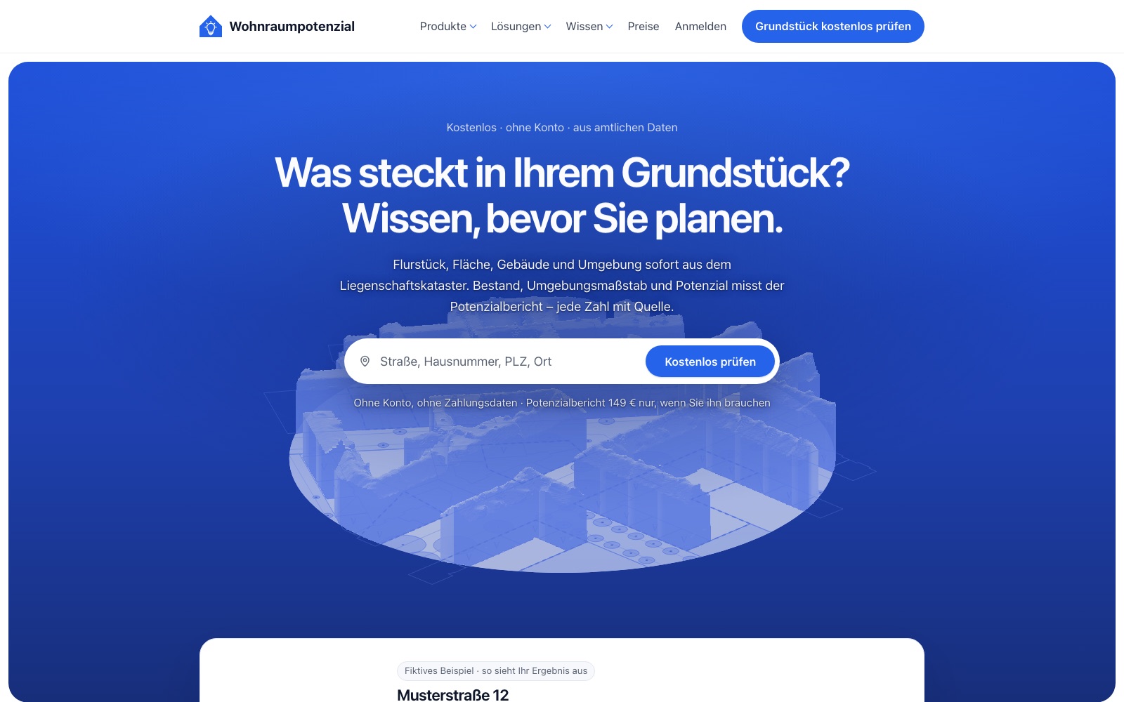 Wohnraumpotenzial — 2026 — Desktop-Ansicht